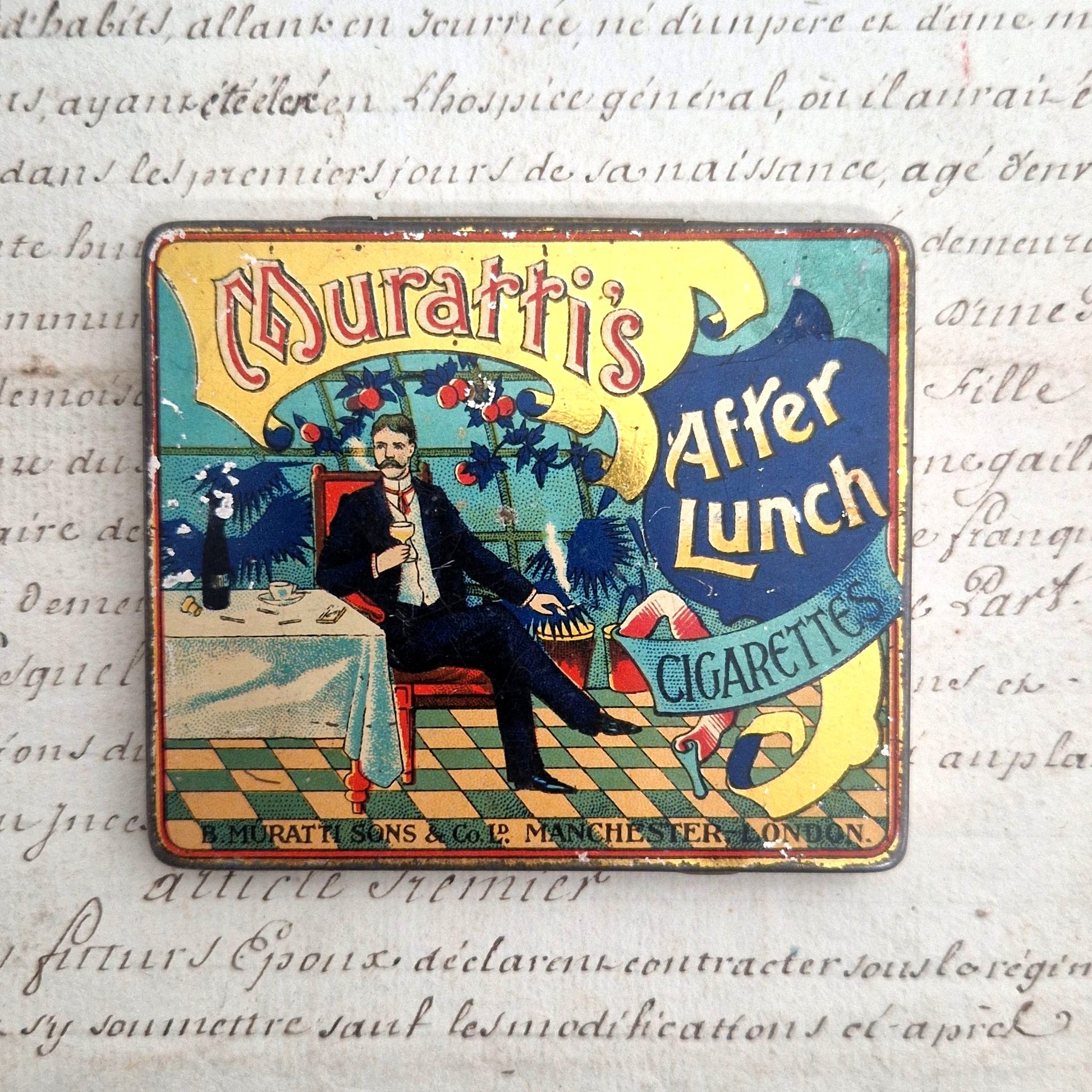 boite cigarettes muratti after lunch