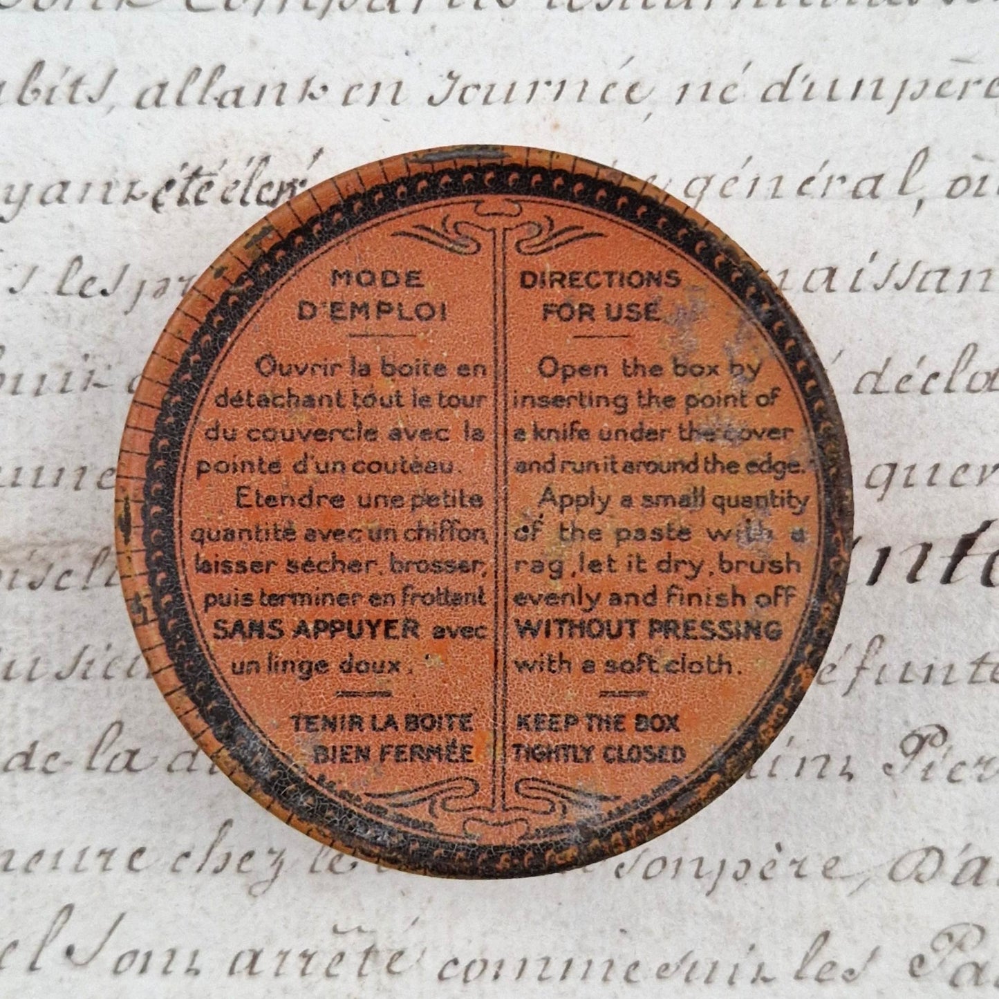 Petite boîte « Bee’s Polish – Paris–New York », Vers 1920