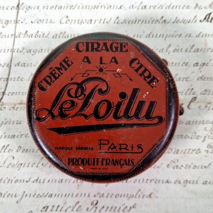 boite cirage le poilu