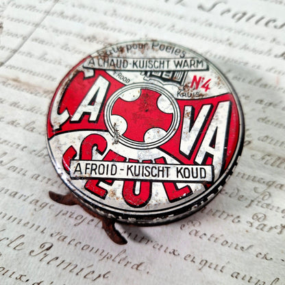 boite cire fer lithographie belge 1930