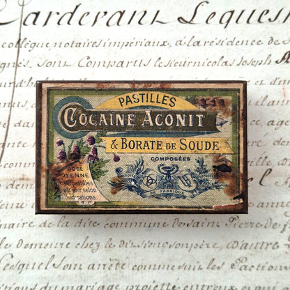 boite cocaine aconit ancienne