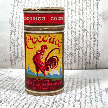boite cocorico pates alimentaires anciennes