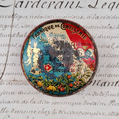 Rare box of "Martel Swiss Confectionery and Sweets"
