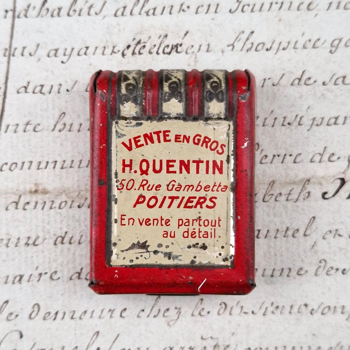 Rare "Job's Cachou" tin – Poitiers, early 20th century