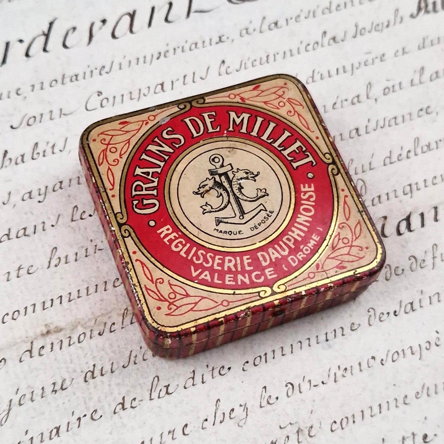 Vintage box "Millet grains with licorice extract"