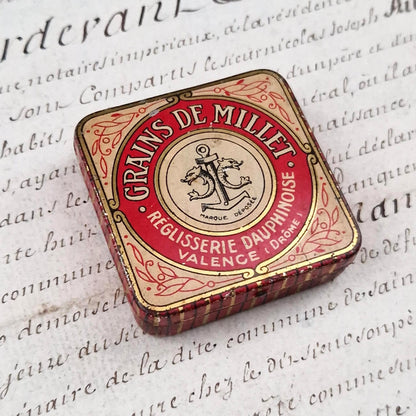 Vintage box "Millet grains with licorice extract"