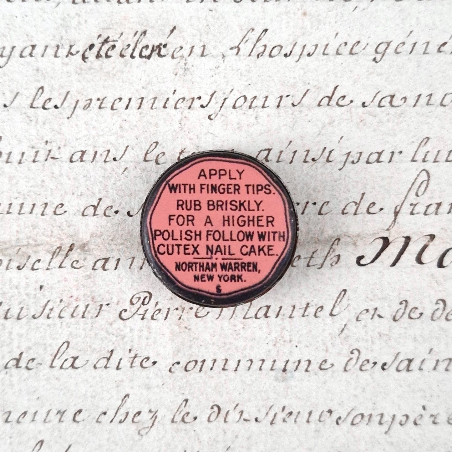 Mini Box “Cutex – Polishing Paste Pink”