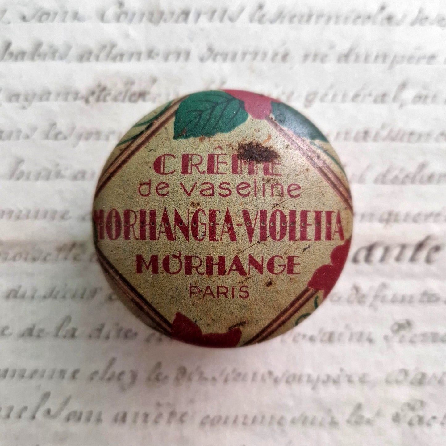 boite cosmetique morhange violette paris