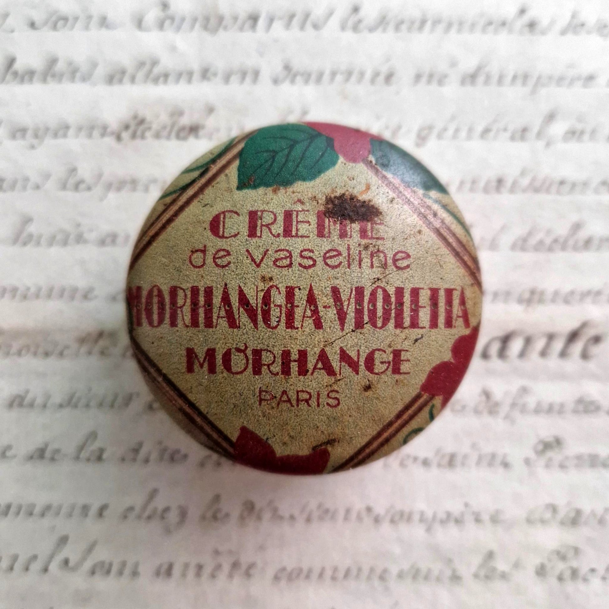 boite cosmetique morhange violette paris