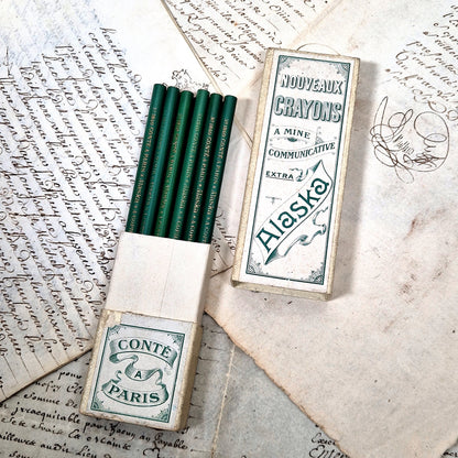 boite crayons art nouveau conte paris