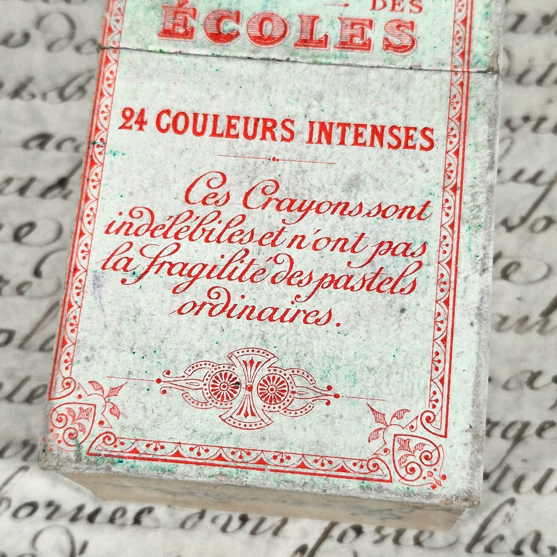 boite crayons de couleur xixe