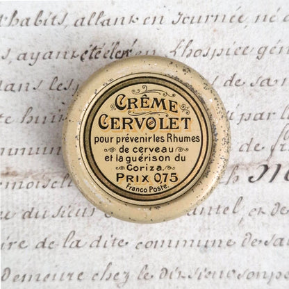 Boîte pharmaceutique ancienne « Crème Cervollet »