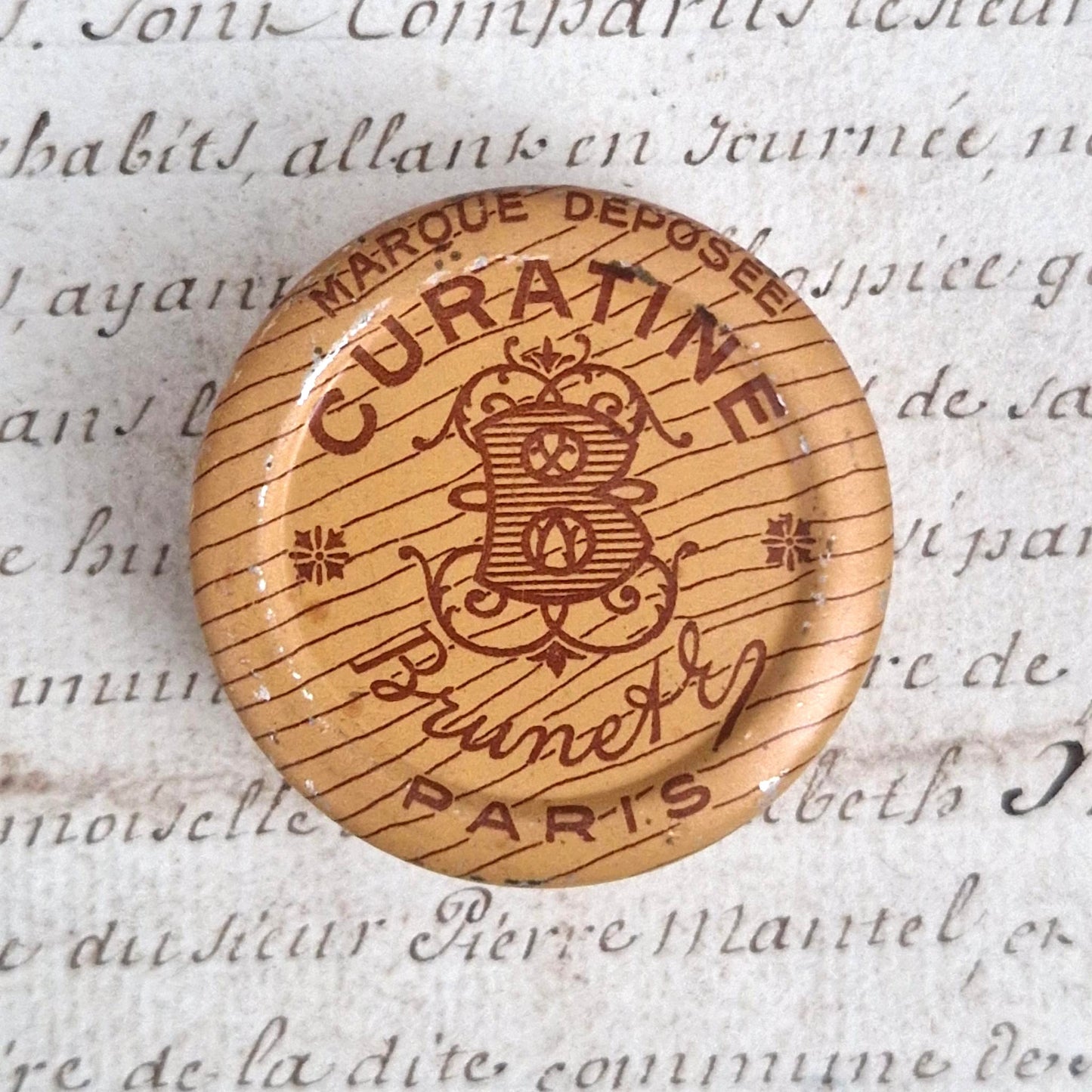 Boîte de comprimés « Curatine Brunet » - Paris, vers 1900