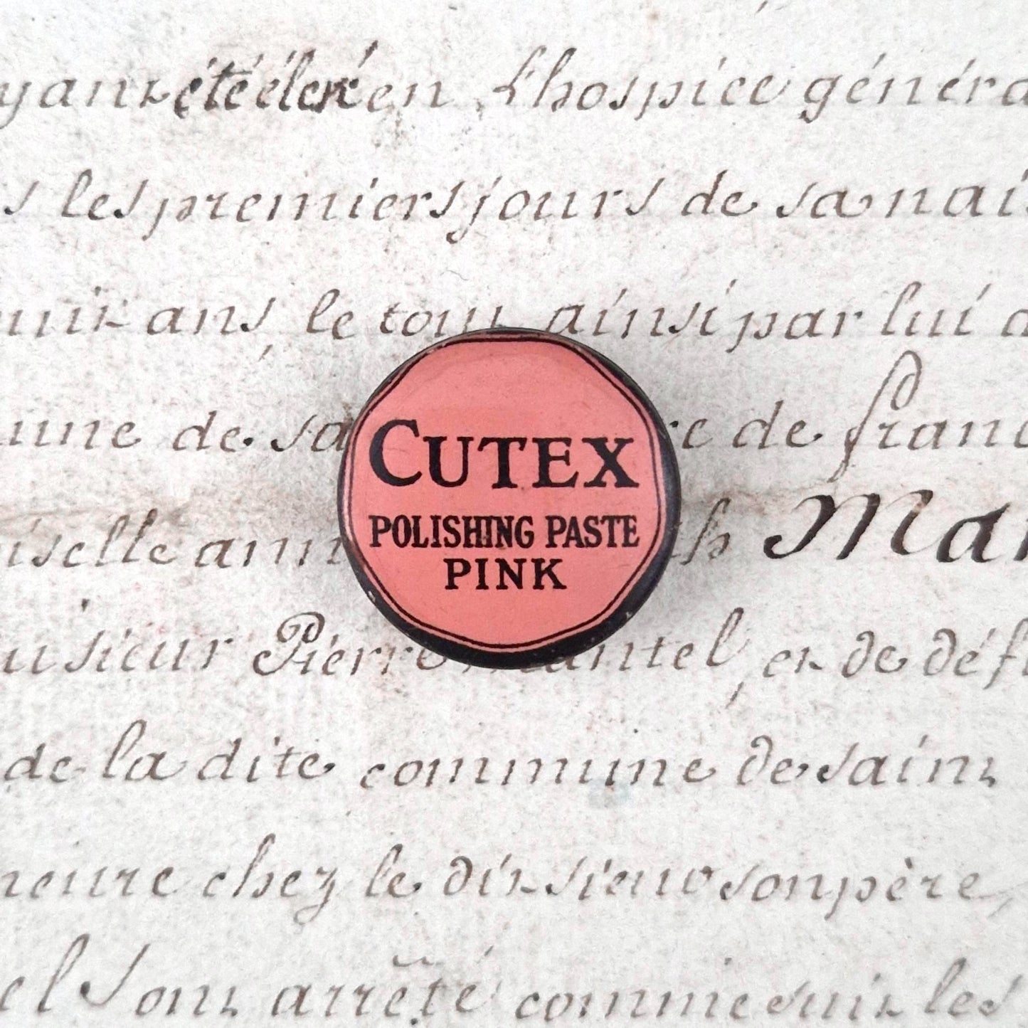 Mini Box “Cutex – Polishing Paste Pink”