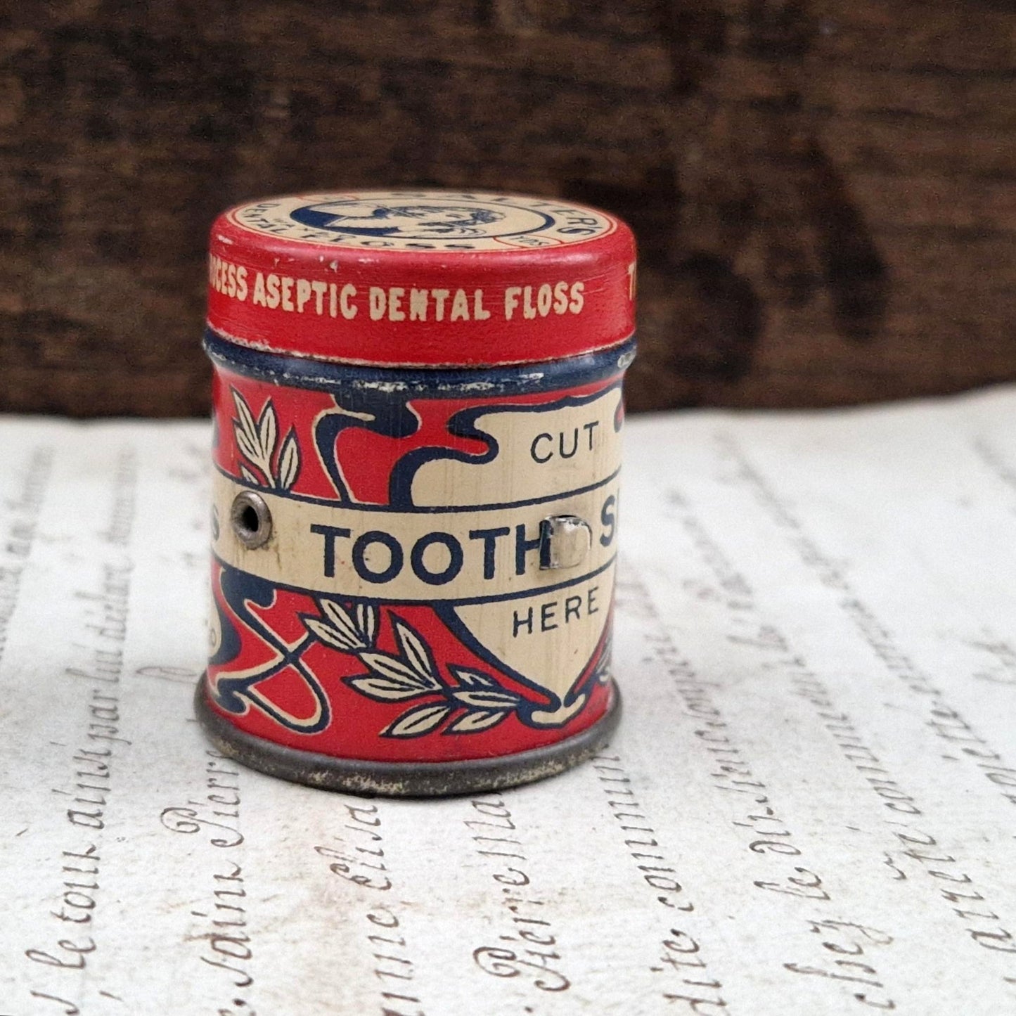 Mini boîte fil dentaire « Salter’s Dental Floss » - USA, Vers 1910