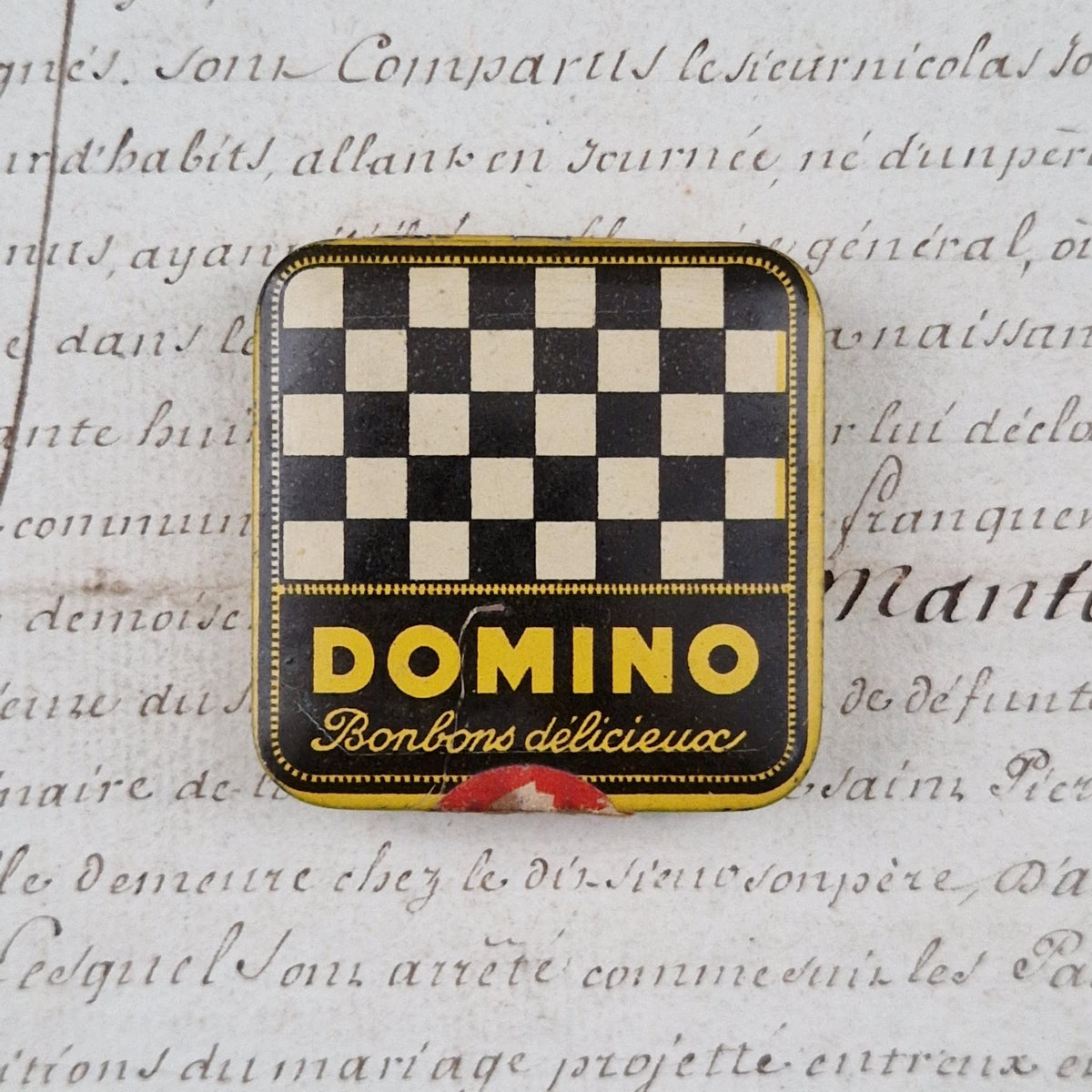 Vintage box "Domino - Delicious Sweets"