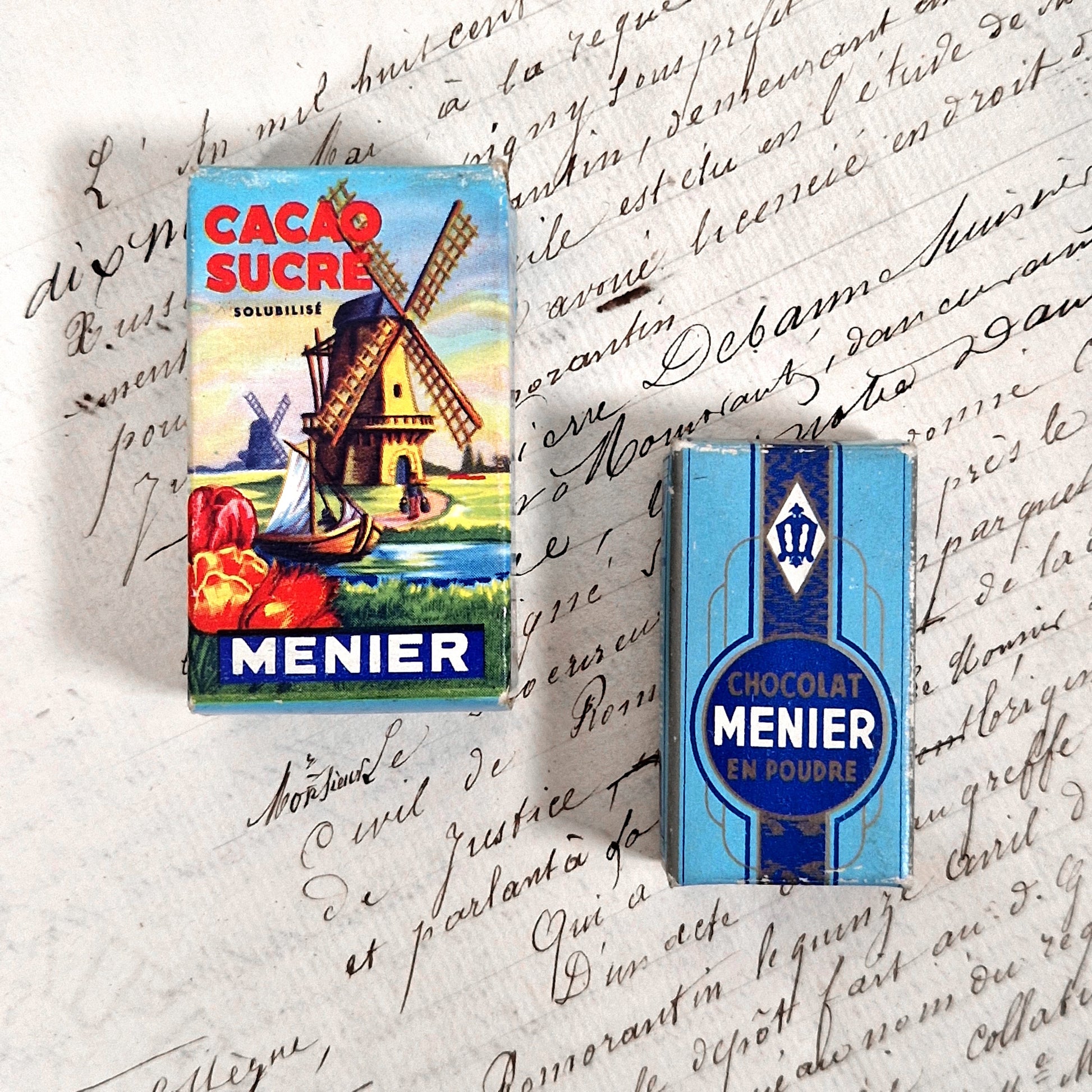 boite echantillon cacao sucre menier