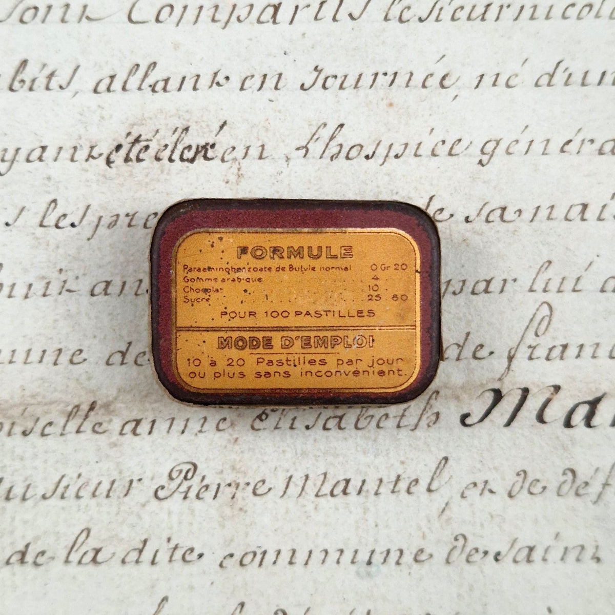 Boîte échantillon « Pastilles Rhodia » - F. Barral, Paris