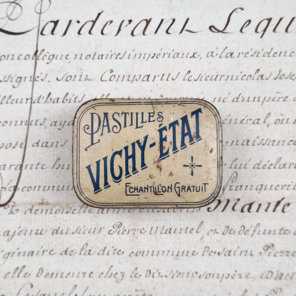 Petite boite échantillon « Pastilles Vichy-Etat »