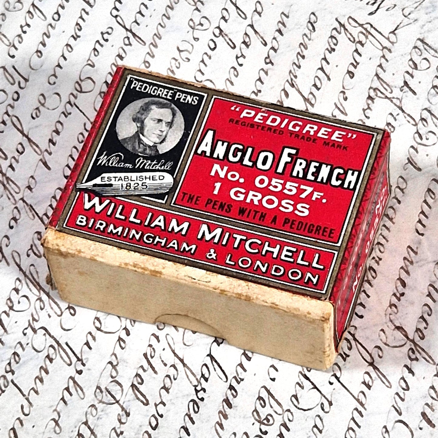 boite ecriture vintage mitchell birmingham