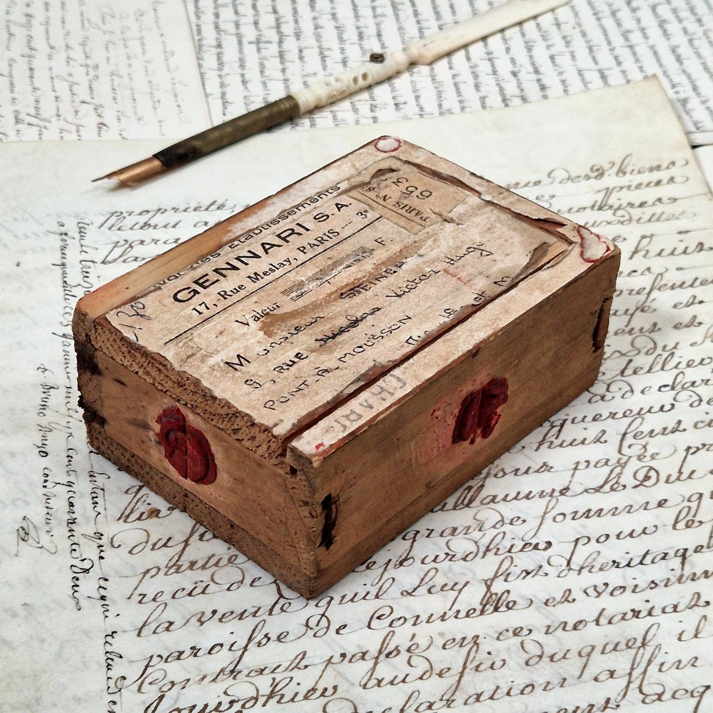 boite expedition ancienne gennari