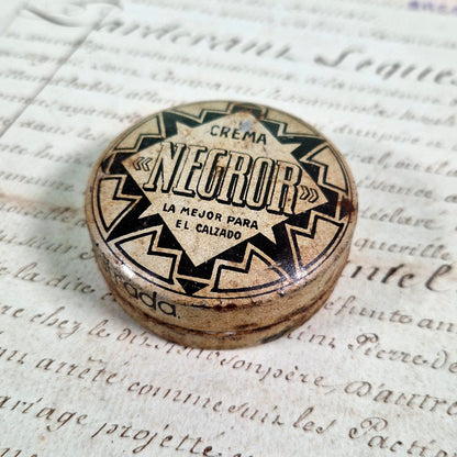 boite fer lithographie art deco 1920