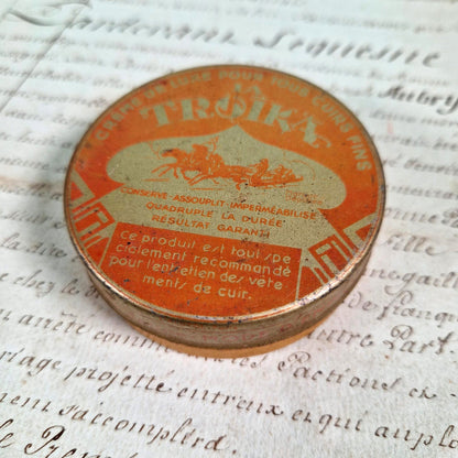 boite fer lithographie cirage francais