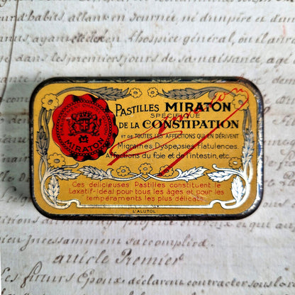 boite fer lithographie miraton paris