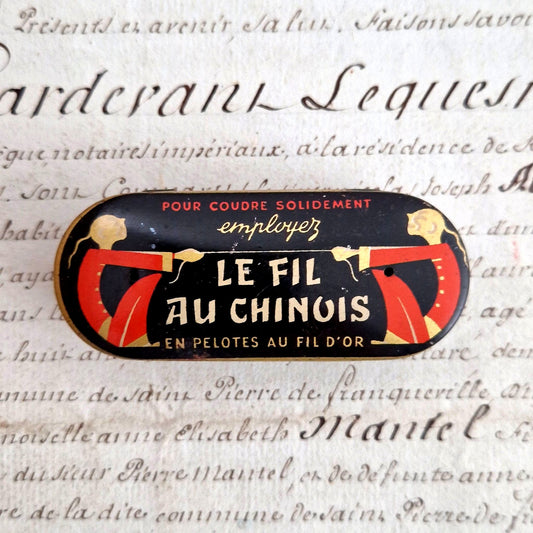 boite fil au chinois ancienne