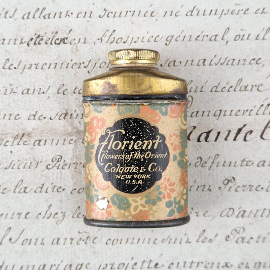 Box / Tin bottle “Flowers of the Orient – ​​Colgate &amp; Co.”