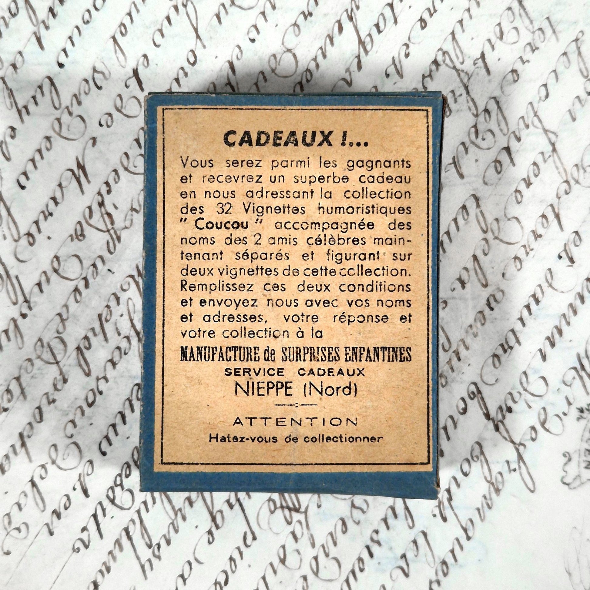 boite humoristique antinazie ww2 nieppe