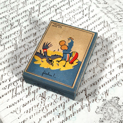 boite humoristique coq francais victoire ww2