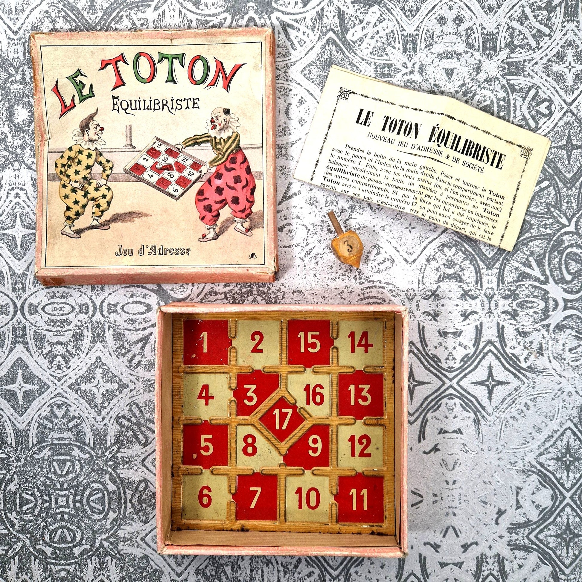boite jeu forain ancienne