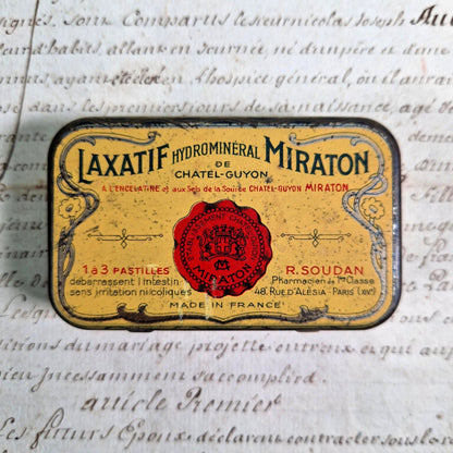 boite laxatif miraton chatel guyon