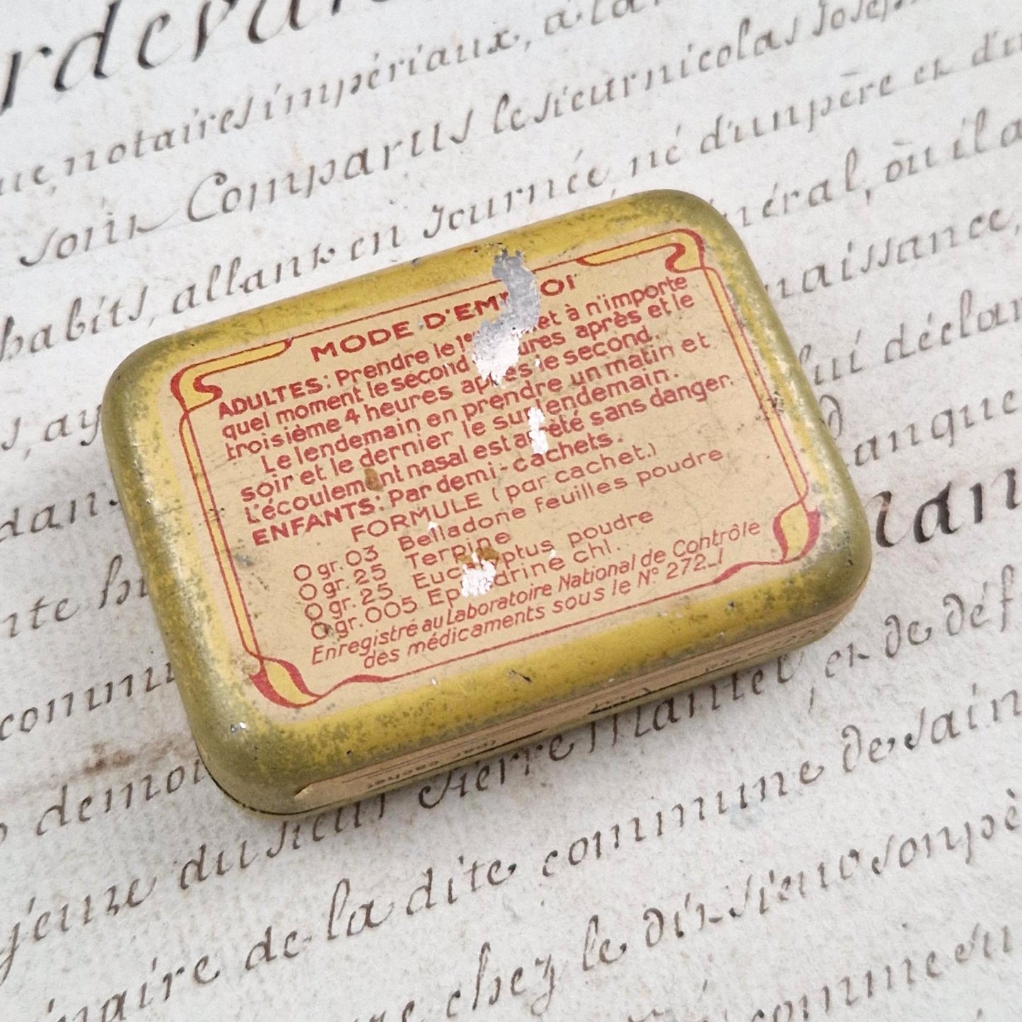 Boite ancienne de médicament « Le Réniol »