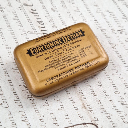 Eurythmine Dethan pharmacy box - Flu and pain