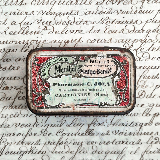 boite menthol cocaino borate