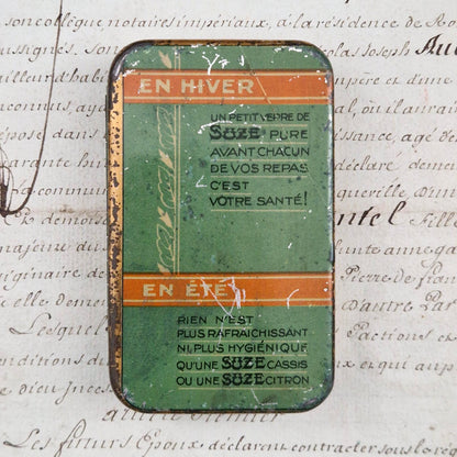 "SUZE - Gentian Aperitif" advertising box