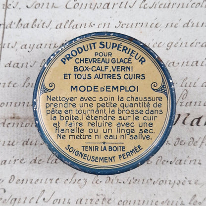 Petite boîte « Marcerou - Crème-cirage », Levallois-Perret