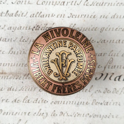 Boîte ancienne « Nivoléine, Brillantine » - Vibert Frères