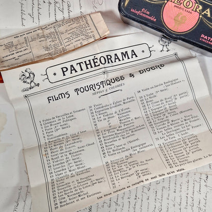 boite originale patheorama annees 1920