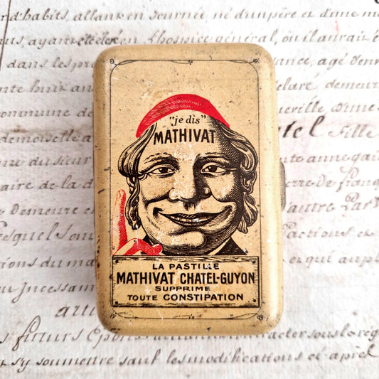 boite pastilles mathivat publicite ancienne