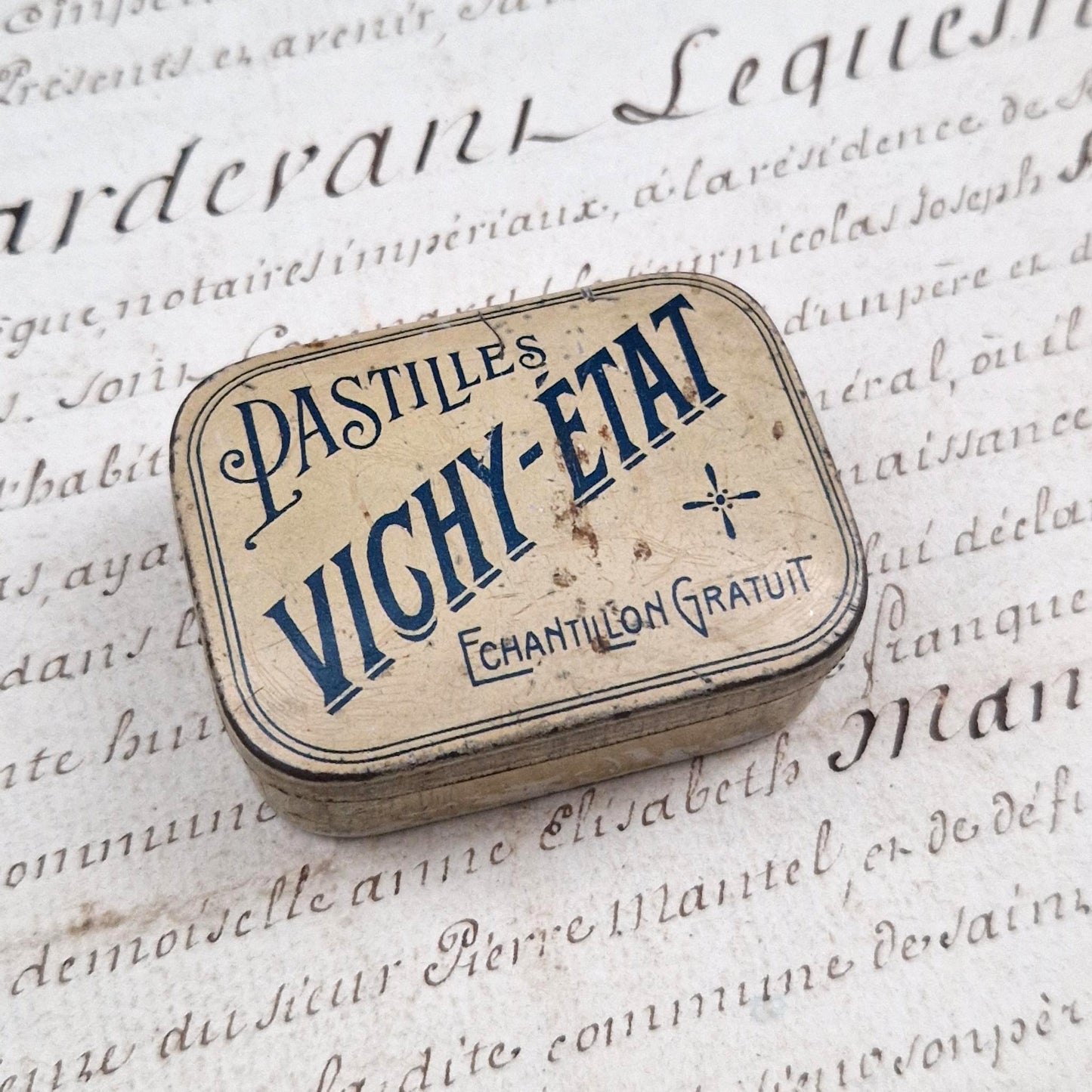 Petite boite échantillon « Pastilles Vichy-Etat »