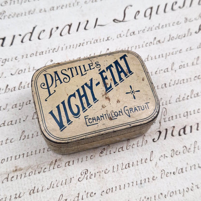 Petite boite échantillon « Pastilles Vichy-Etat »