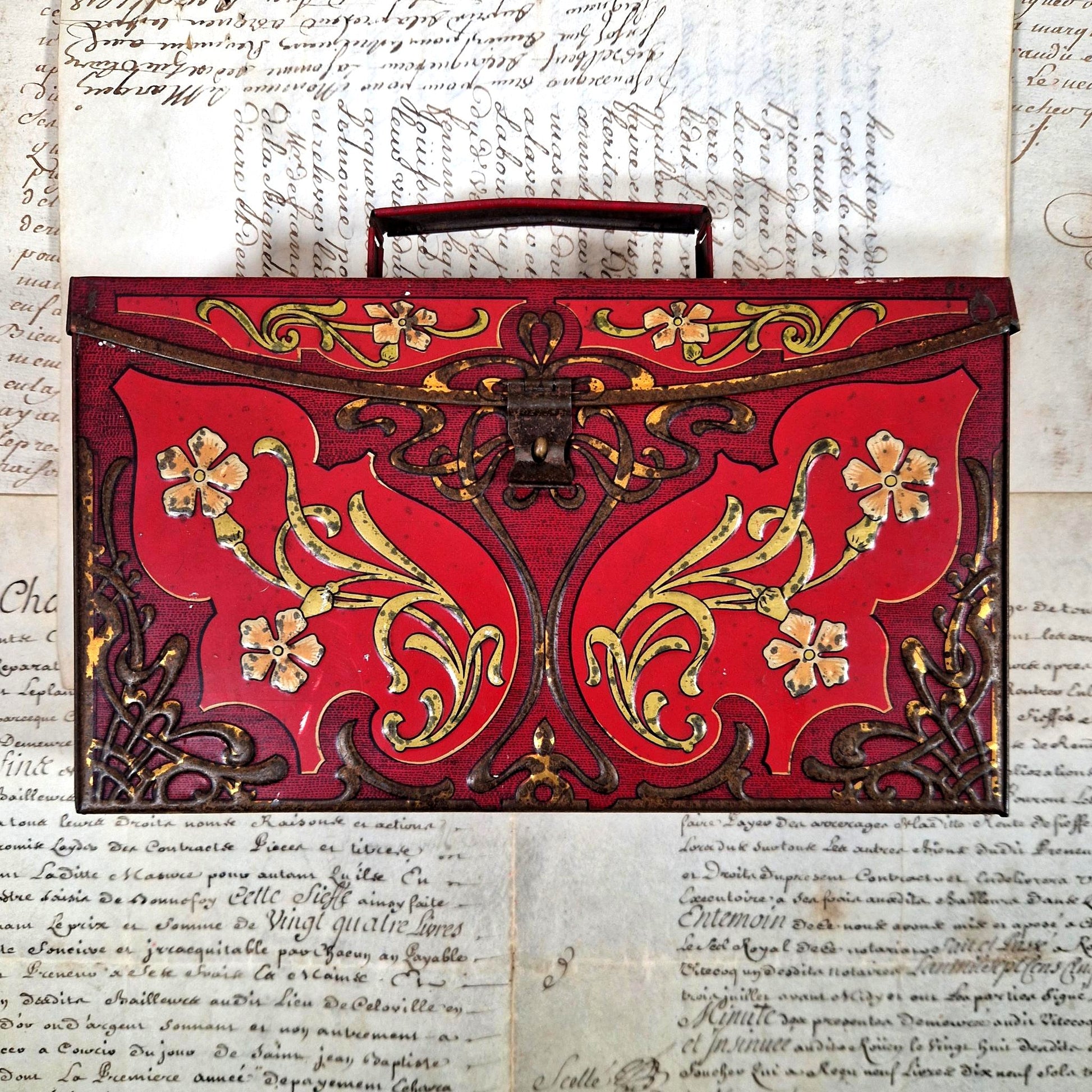 boite petit beurre olibet art nouveau