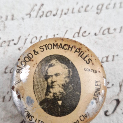 Rare pharmaceutical box containing "Bood &amp; Stomach Pills"