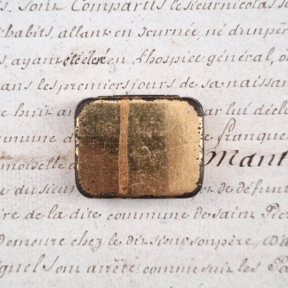 Boite pharmacie en tôle lithographiée « Trigémine Creil »