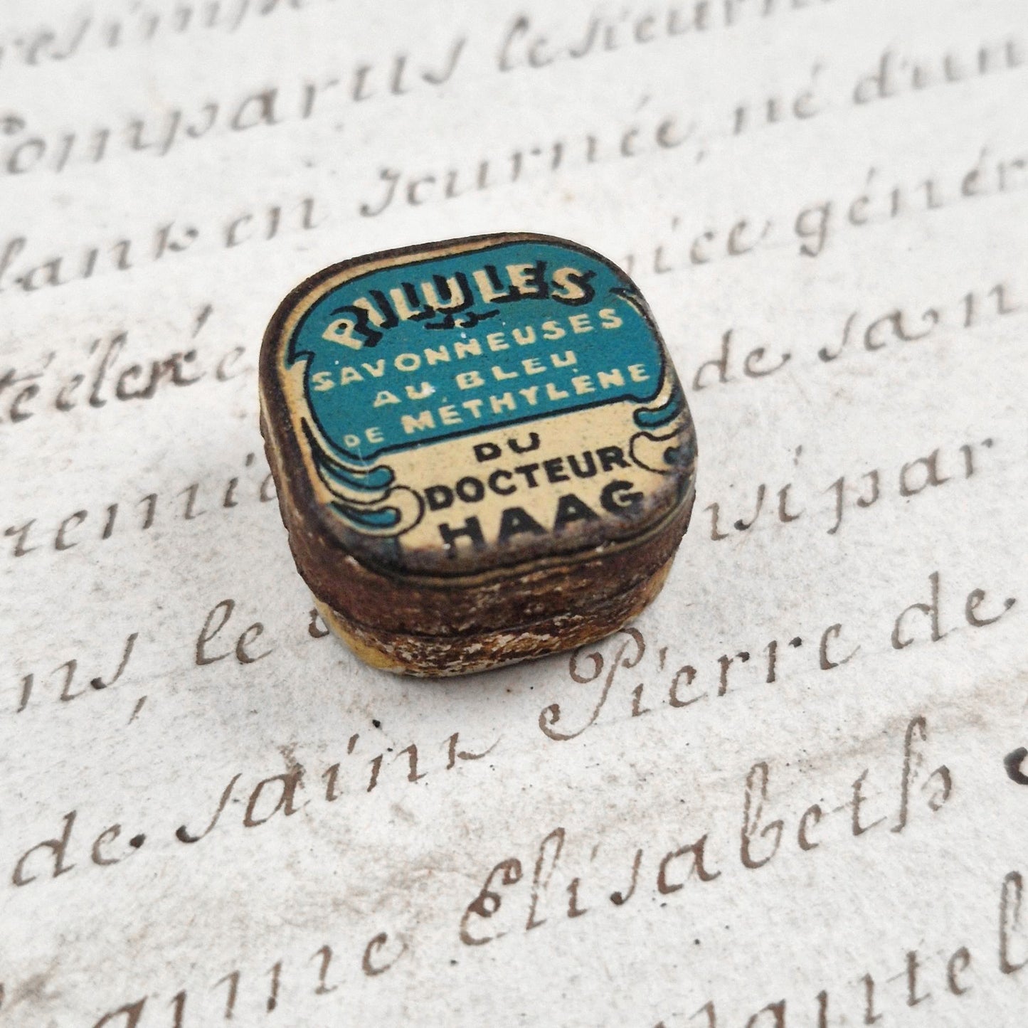 Mini boîte « Pilules savonneuses - Docteur Haag »