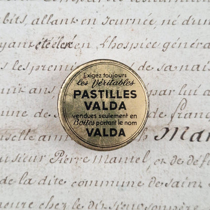 Mini box of "Valda Pastilles" - Circa 1930