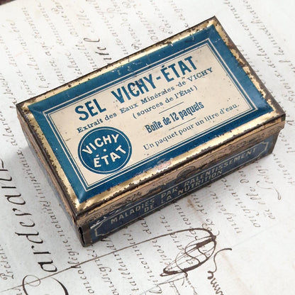 Vichy-State Salt Box "Vichy Mineral Waters"